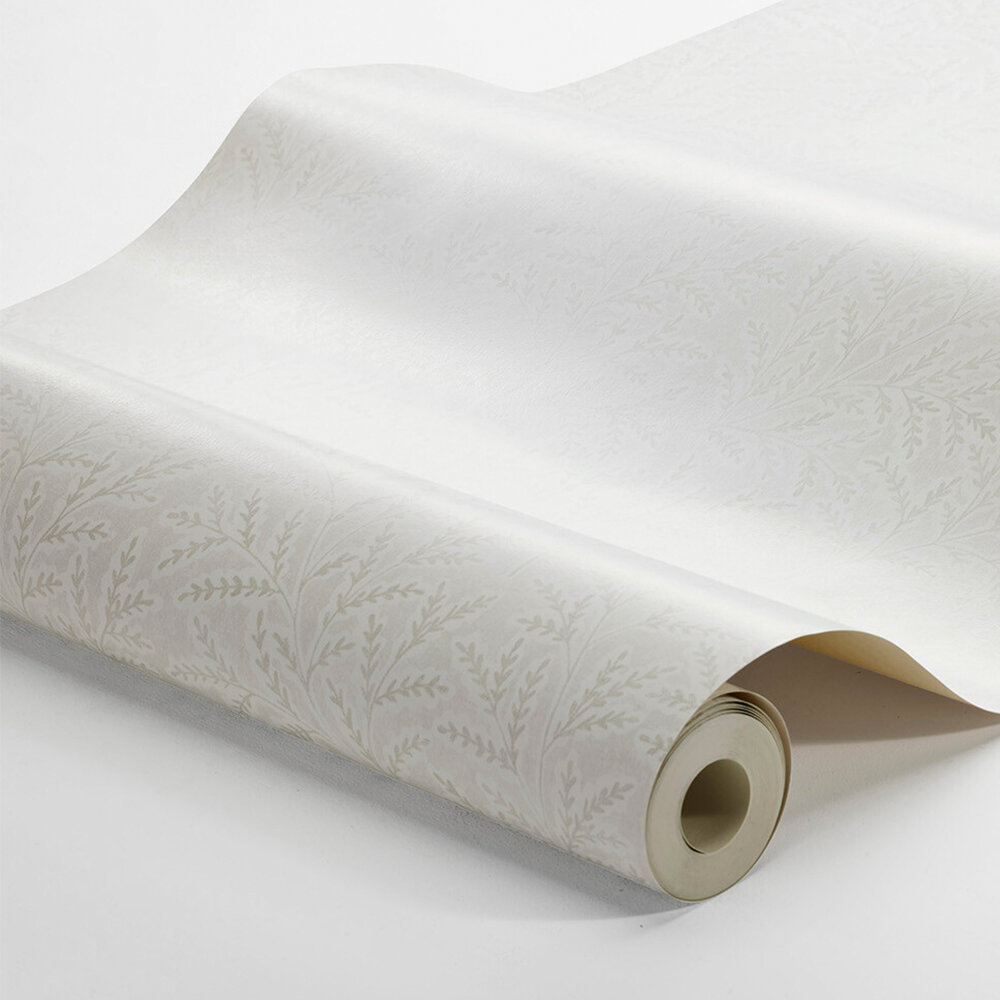 Molly´s Meadow Wallpaper - Warm White - by Boråstapeter
