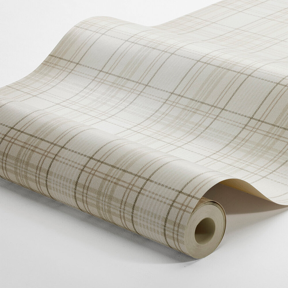 Tailor´s Tweed Wallpaper - Beige/ Cream - by Boråstapeter
