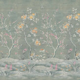 Manohari Grasscloth Mural - Blossom - by Designers Guild. Click for more details and a description.