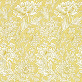 Papier peint Chrysanthemum Toile - Réséda - Morris. Cliquez pour en savoir plus et lire la description.