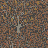 Pomona Wallpaper - Brown - by Galerie. Click for more details and a description.