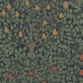 Pomona Wallpaper - Black - by Galerie. Click for more details and a description.