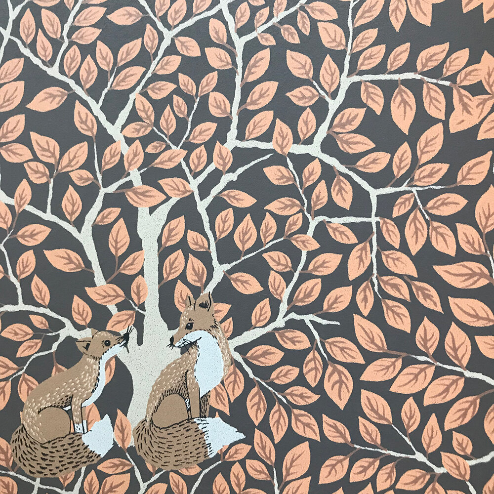 Per Wallpaper - Brown - by Galerie
