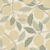 Lemona Wallpaper - Yellow - by Galerie. Click for more details and a description.