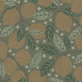 Lemona Wallpaper - Green - by Galerie. Click for more details and a description.