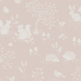 Ivar Wallpaper - Pink - by Galerie. Click for more details and a description.
