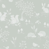 Ivar Wallpaper - Pale Green - by Galerie. Click for more details and a description.