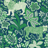 Rumble in the Jungle Wallpaper - Mint Leaf - by Scion. Click for more details and a description.