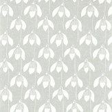 Snowdrop Wallpaper - Pewter - by Scion. Click for more details and a description.