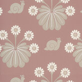 Burges Snail Wallpaper - Rosie - by Little Greene. Click for more details and a description.