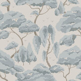Kristoffer Wallpaper - Misty Blue - by Sandberg. Click for more details and a description.