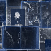 Seaman's Journal Mural - Indigo - by Mind the Gap. Click for more details and a description.