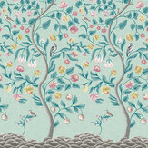 Mandalay Mural - Archipelago - by Little Greene. Click for more details and a description.