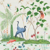 Mirage Mural - Ivory Grasscloth - by Osborne & Little. Click for more details and a description.