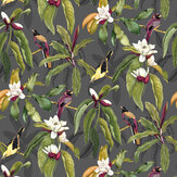 Michelia Wallpaper - Charcoal - by Osborne & Little. Click for more details and a description.