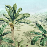 Martinique Mural - Leaf Green - by Osborne & Little. Click for more details and a description.