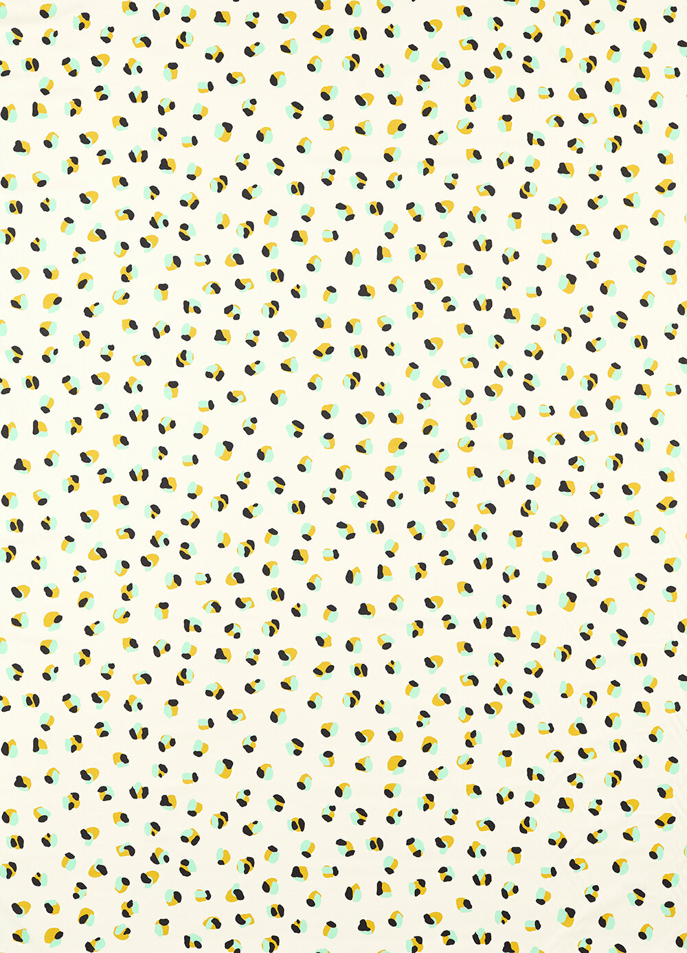 Leopard Dots Fabric - Pebble/ Sage - by Scion