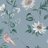 Nuit Wallpaper - Sky Blue - by Graham & Brown. Click for more details and a description.