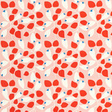 Rosehip  Fabric - Milkshake/ Poppy - by Scion. Click for more details and a description.