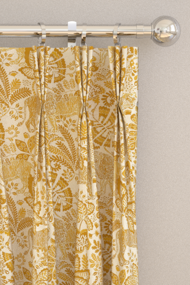 Rumble in the Jungle  Curtains - Pebble/Chai - by Scion. Click for more details and a description.
