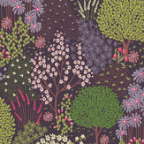 Fable Wallpaper - Plum - by Graham & Brown. Click for more details and a description.