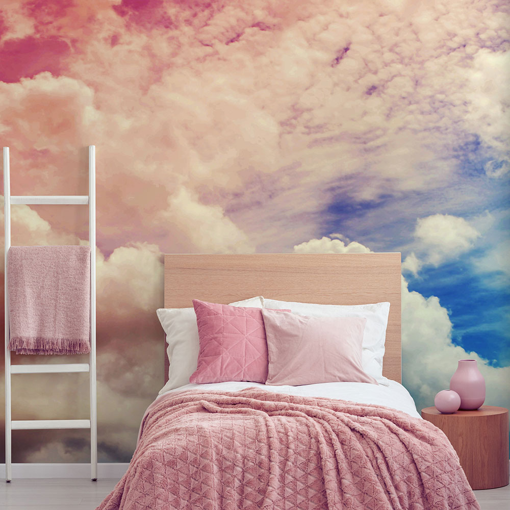 Ombre Cloud  Mural - Multi - by Art for the home