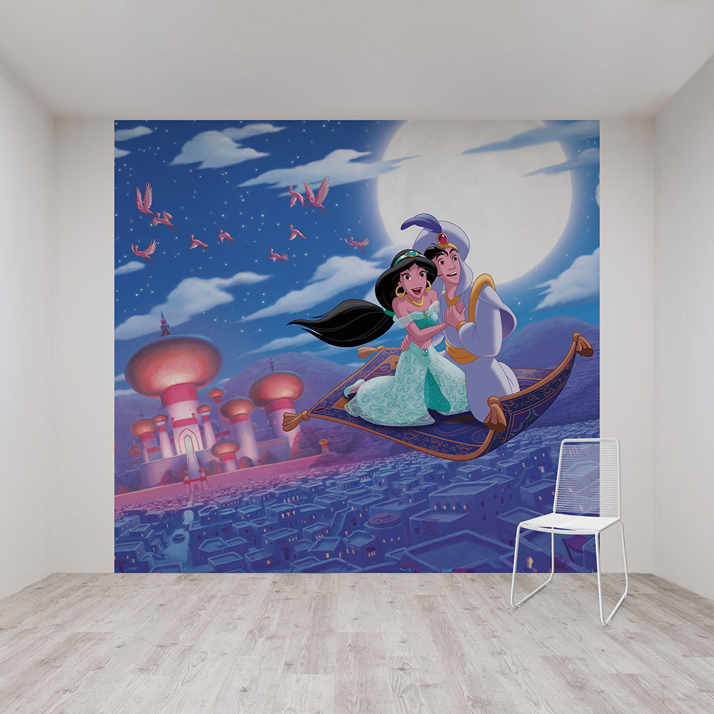 Magic Carpet Ride Mural - Blue - by Kids @ Home