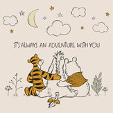 Winnie the Pooh Friends Forever Mural - Grey - by Kids @ Home. Click for more details and a description.