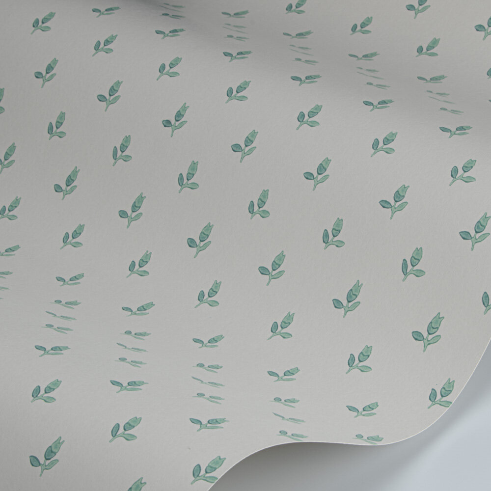 Sudbury Park Wallpaper - Forest Green - by Colefax and Fowler