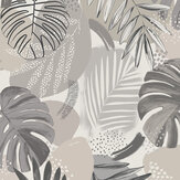 Papier peint Abstract Jungle - Gris mastic - Brand McKenzie. Cliquez pour en savoir plus et lire la description.