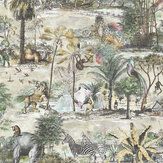 Papier peint Animal Islands - Vert bambou - Brand McKenzie. Cliquez pour en savoir plus et lire la description.