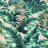 Banana Leaves Standard Wallpaper - Blush Pink - by Brand McKenzie. Click for more details and a description.