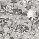 Curious Skies Wallpaper - Black & White - by Brand McKenzie. Click for more details and a description.