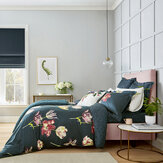 Tulipomania Duvet Cover - Ink - by Sanderson. Click for more details and a description.