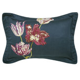 Tulipomania Oxford Pillowcase - Ink - by Sanderson. Click for more details and a description.