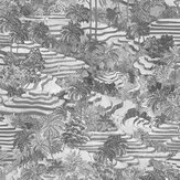 Rice Terrace Standard Wallpaper - Black & White - by Brand McKenzie. Click for more details and a description.