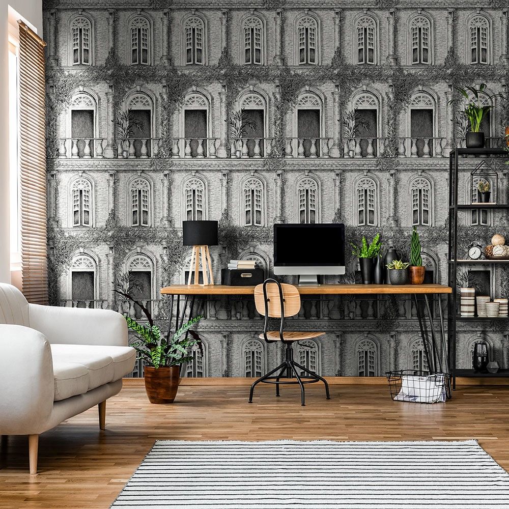 The Architecture Wallpaper - Architecture Grey - by Brand McKenzie