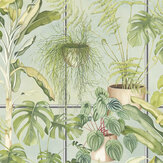 The Green House Wallpaper - House Green - by Brand McKenzie. Click for more details and a description.