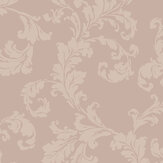 Acanthus trail Wallpaper - Soft Pink - by Galerie. Click for more details and a description.