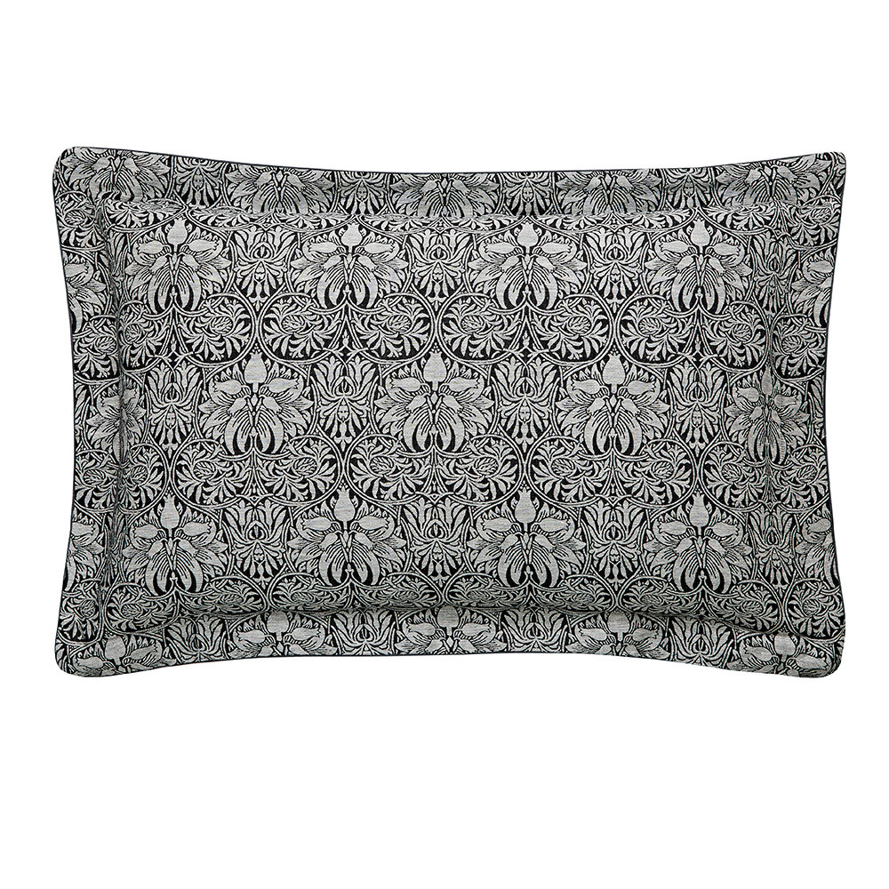 Crown Imperial Oxford Pillowcase - Charcoal - by Morris
