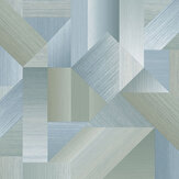 Shape Shifter Wallpaper - Aqua - by Galerie. Click for more details and a description.