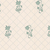 Berkleley Sprig Wallpaper - Forest Green - by Colefax and Fowler. Click for more details and a description.