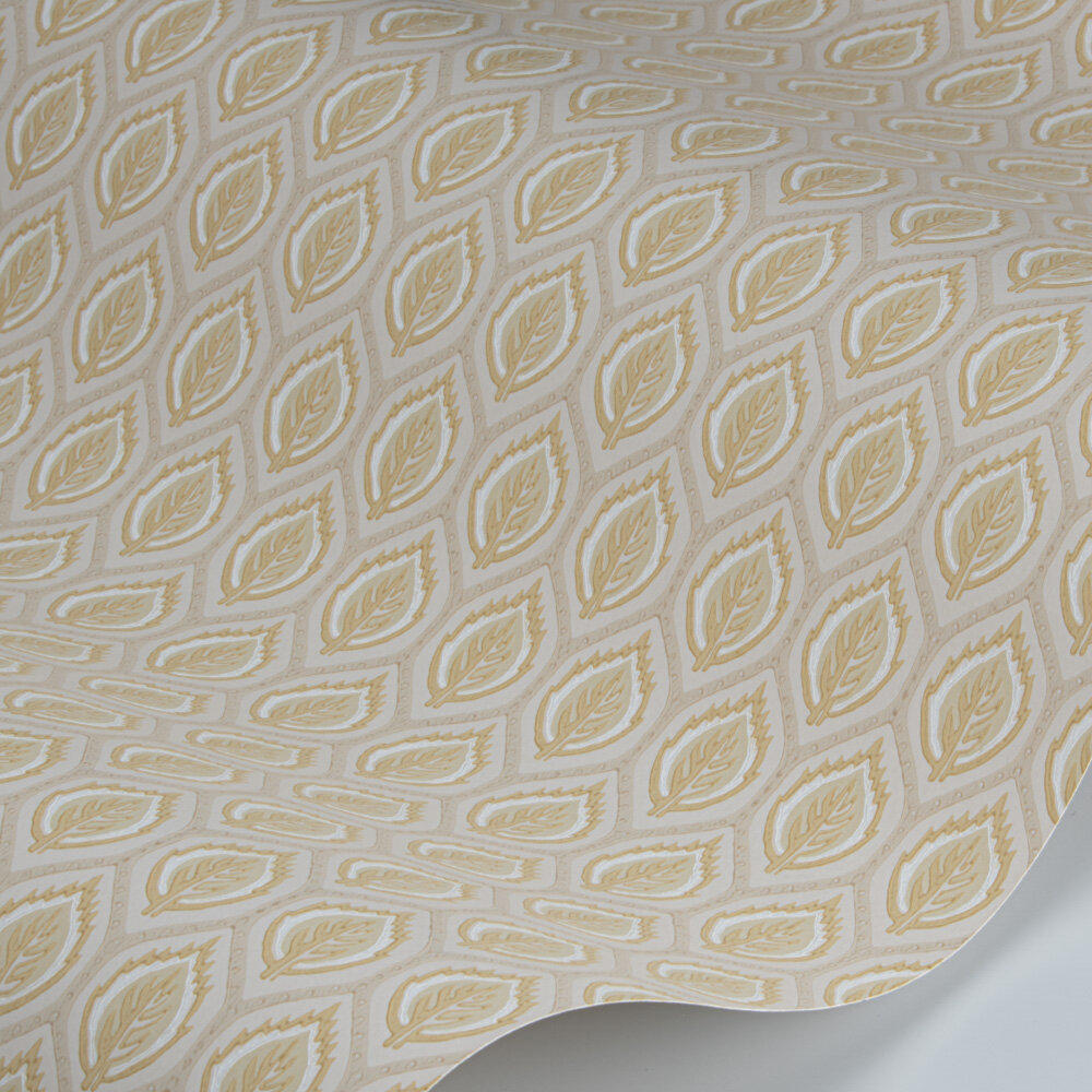 Carrick Wallpaper - Yellow - by Colefax and Fowler