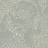 Evelina Wallpaper - Sage Green - by Sandberg. Click for more details and a description.