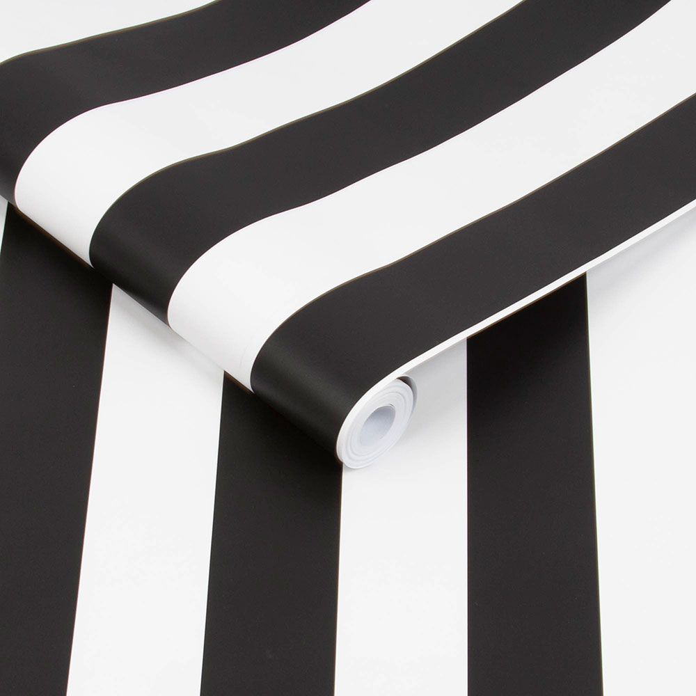 Stripe Wallpaper - Monochrome - by Superfresco Easy