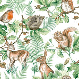 Woodland Animals Wallpaper - Natural - by Superfresco Easy. Click for more details and a description.