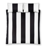 Monochrome Stripe Duvet Set Duvet Cover - Black & White - by Paloma Home. Click for more details and a description.