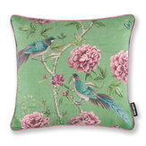 Vintage Chinoiserie Cushion - Jade - by Paloma Home. Click for more details and a description.