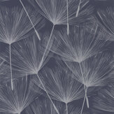 Harmony Dandelion Wallpaper - Navy / Silver - by Arthouse. Click for more details and a description.