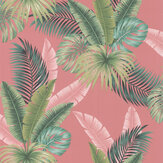 Papier peint Miami Tropics - Pink - Arthouse. Cliquez pour en savoir plus et lire la description.